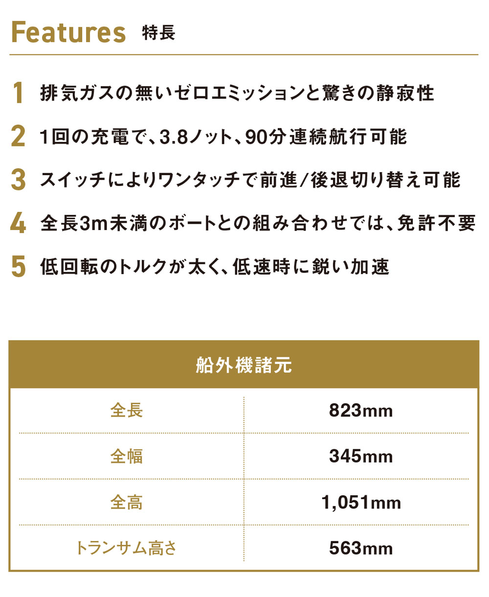 Features of This Product 特長